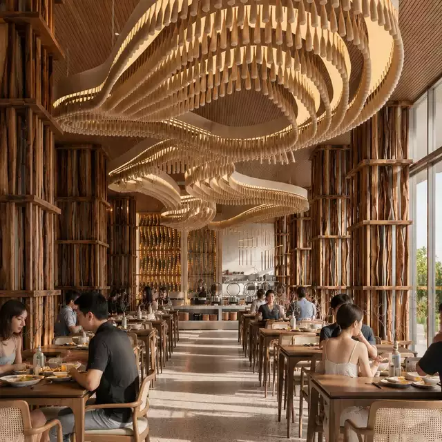 ออกแบบตกแต่งภายในโรงแรม Khao Kho Hotel Interiors โดย Grid Architect