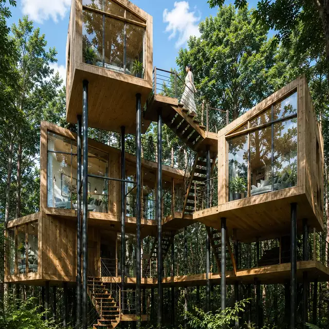ออกแบบบ้านพักอาศัย Lan’s Residence Kanchanaburi โดย Grid Architect
