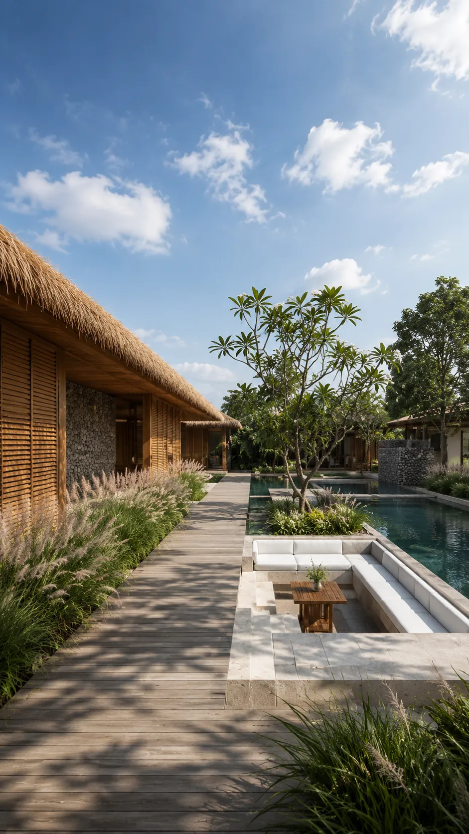 ออกแบบบ้านพักอาศัย จังหวัดกาญจนบุรี โดย Grid Architect