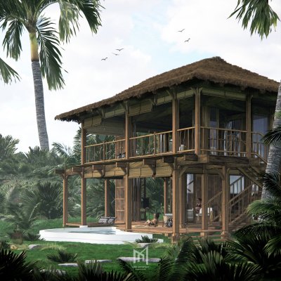 ออกแบบโรงแรมชะอำ จังหวัดเพชรบุรี โดย Grid Architect