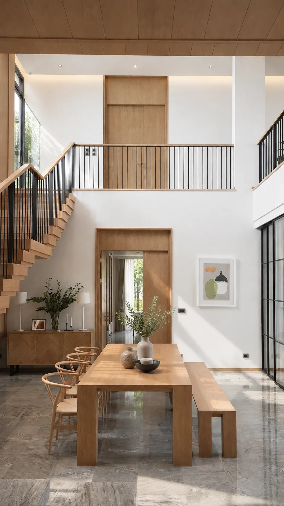 ออกแบบบ้านพักอาศัย Chanthaburi Modern Home โดย Grid Architect