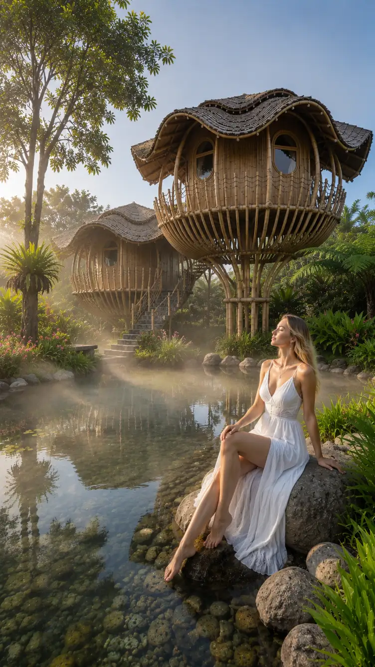 ผลงานออกแบบรีสอร์ทหรูที่ขอนแก่น โดย Grid Architect ผสานงานสถาปัตยกรรมธรรมชาติ โครงสร้างไม้ และพื้นที่พักผ่อนท่ามกลางสวนเขียวขจี เพื่อสร้างประสบการณ์รีสอร์ทที่สงบและยั่งยืน